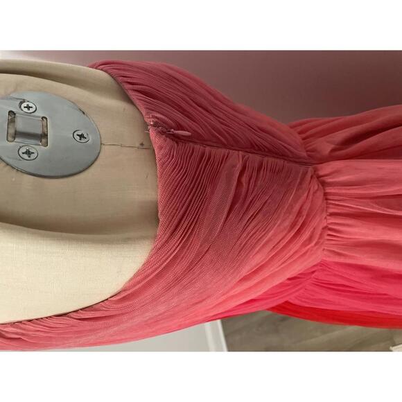 Hutch x Anthropologie - One-Shoulder Pleated Colorblock Maxi Dress, size 8 - Picture 10 of 13